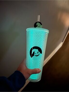Glow in the dark Oogie Boogie tumbler